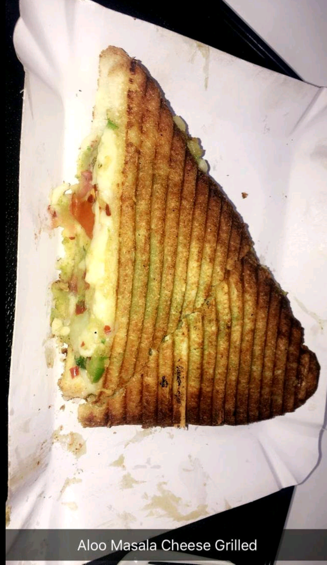 Double Decker special cheese sandwich at Chills and Grills!