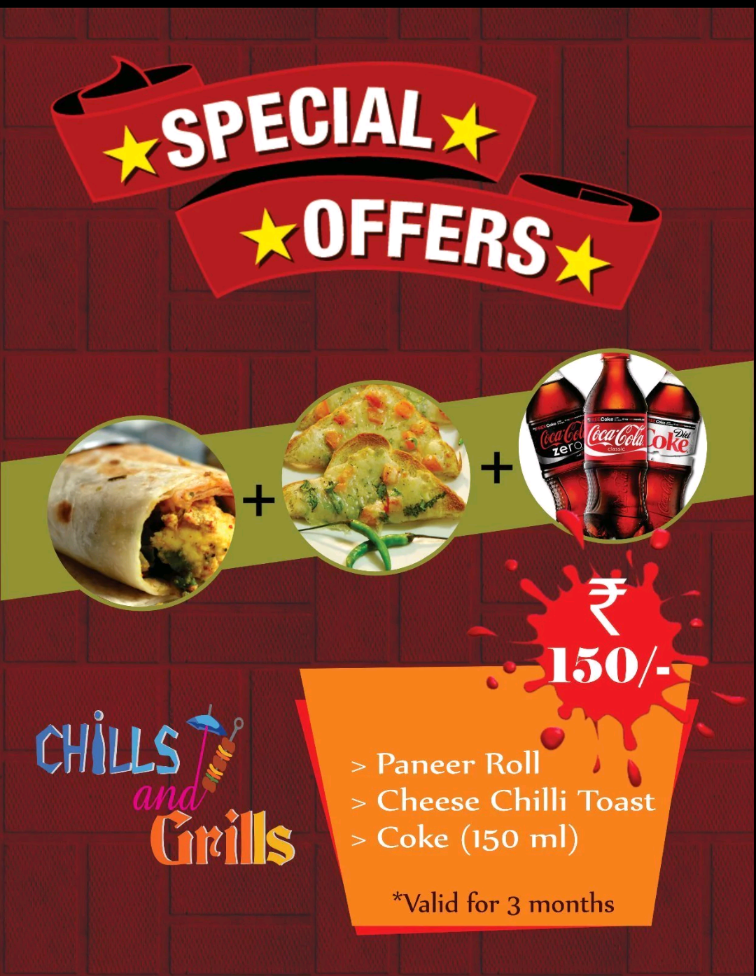 Combo Offers at Chills and Grills