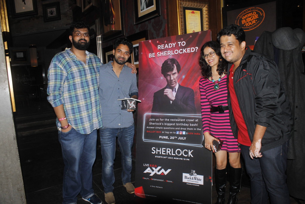 Winners of AXN's BeSherlocked Restauarant Crawl