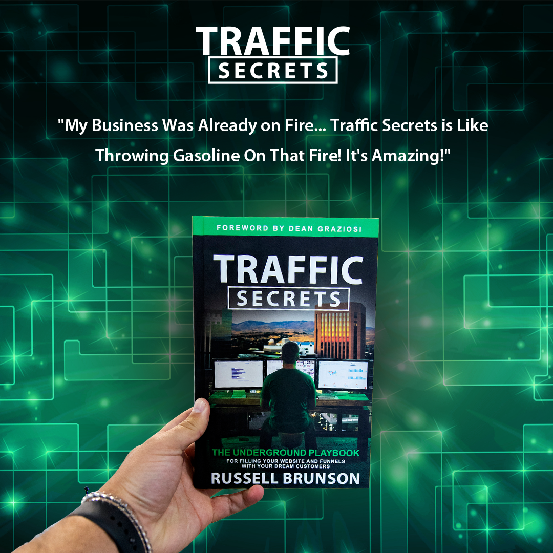 Russell Brunson's Traffic Secrets book